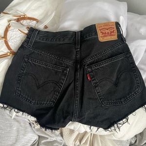 501 Levi jean shorts - Black size 24 EU